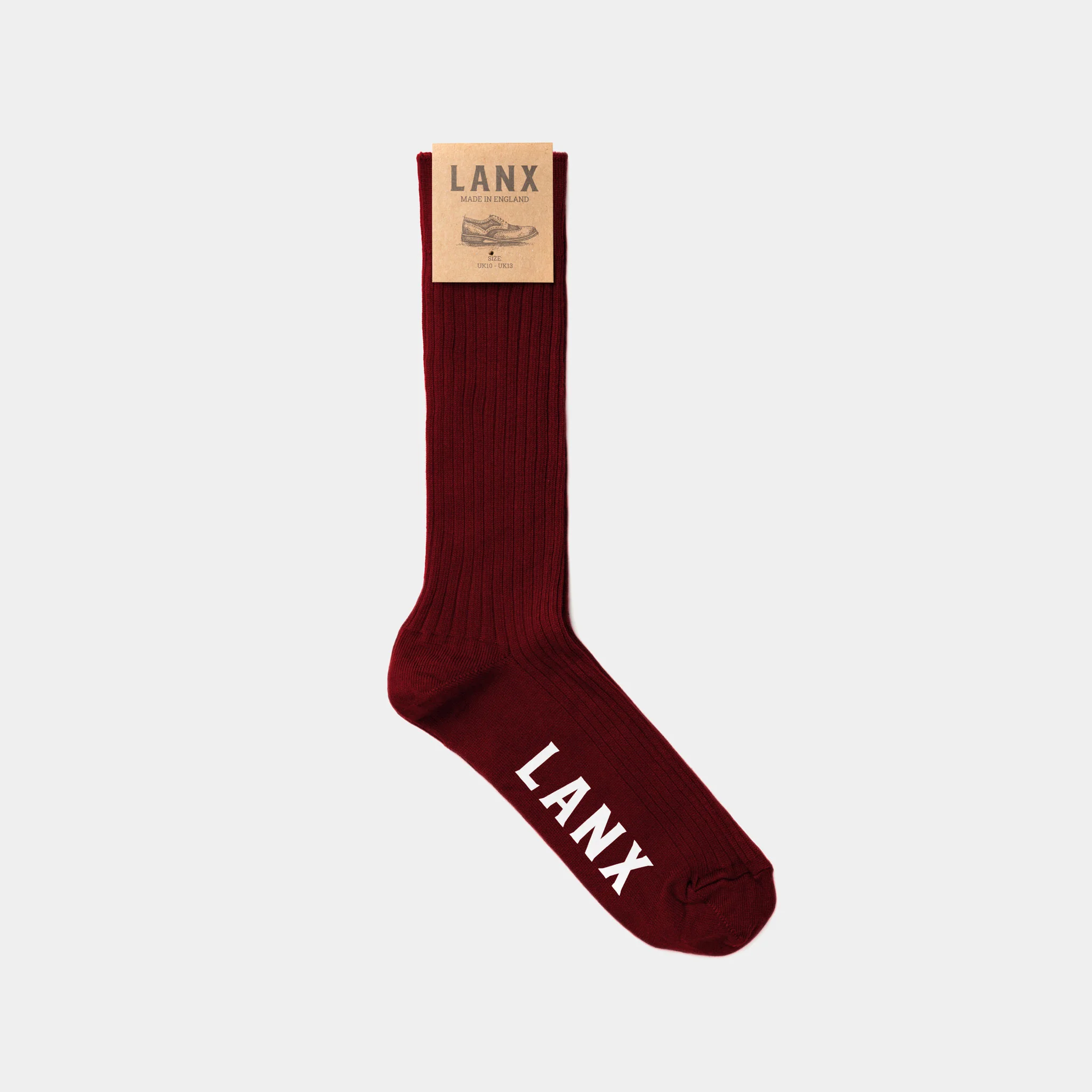 DRESS SOCK / BURGUNDY